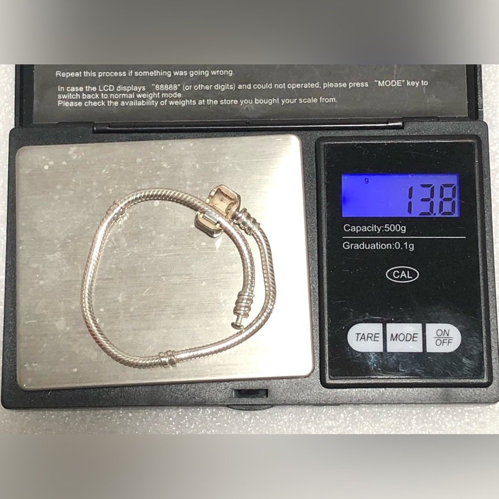 Pandora Silver Snake Chain Bracelet - Picture 8 of 9